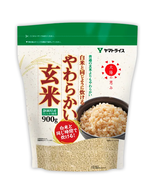 白米と同じように炊けるやわらかい玄米 静岡コシヒカリ