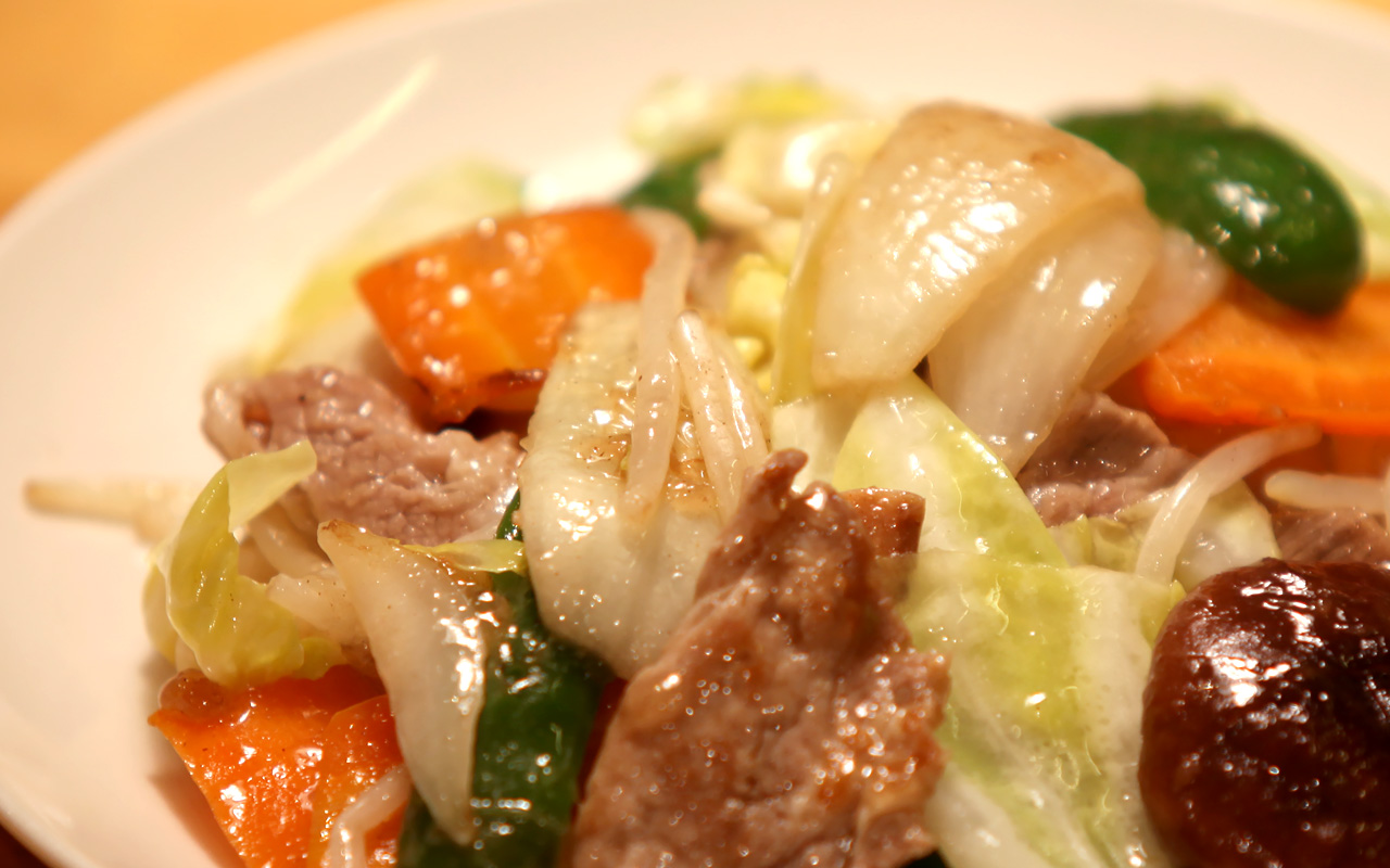 玄米あんかけ野菜炒め 発芽玄米粉のレシピ お米レシピ ヤマトライス