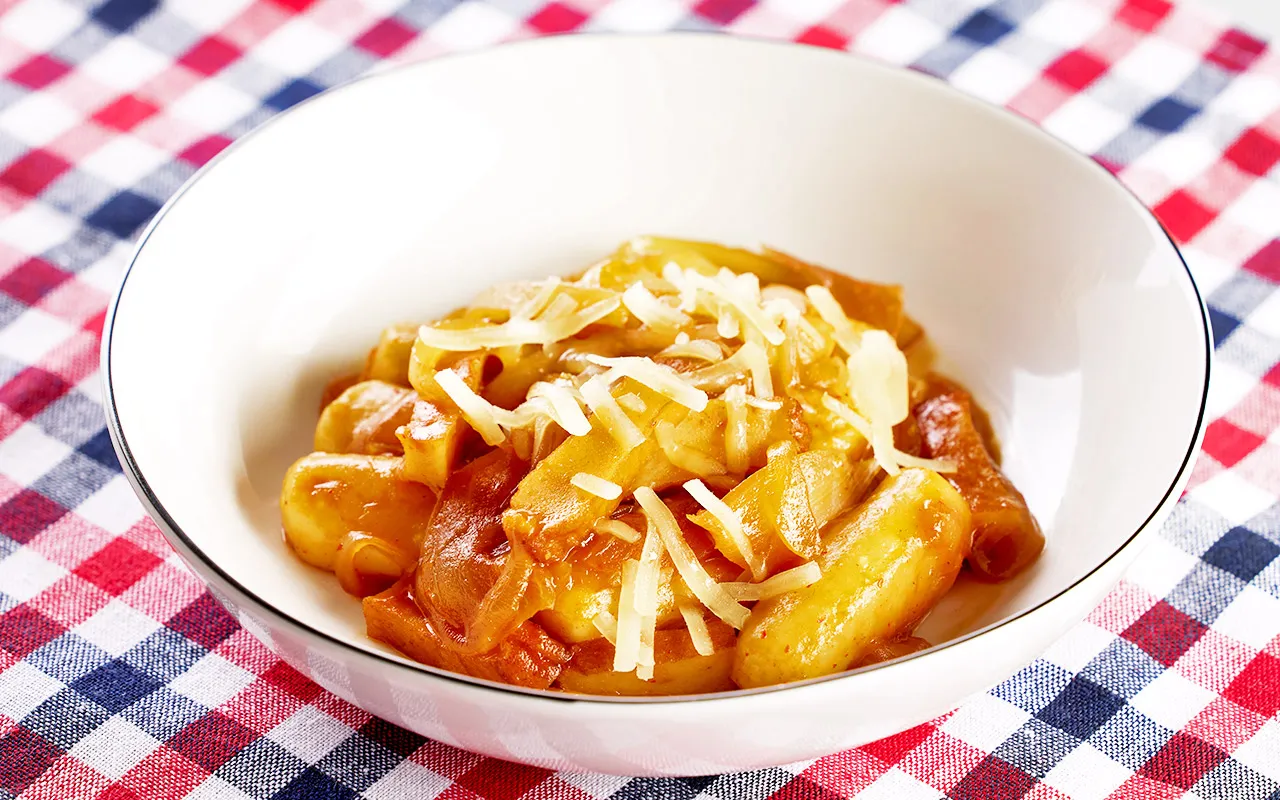 豆腐で作るトッポギ