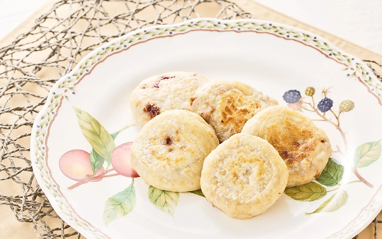 もっちりネギ味噌玄米おやき