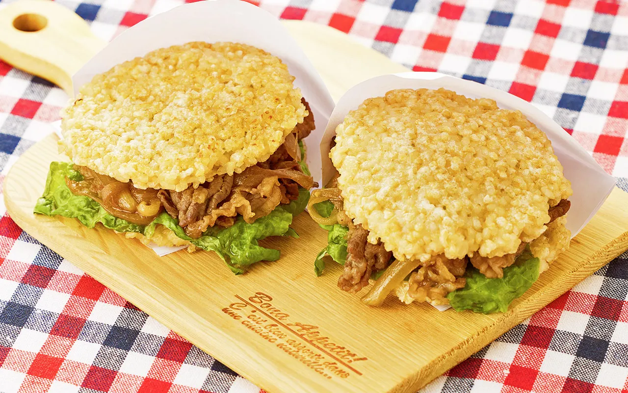 玄米のスタミナライスバーガー