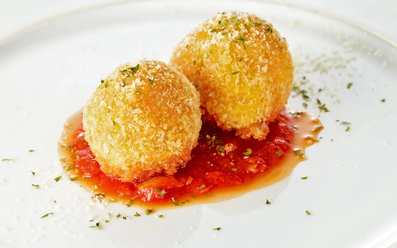 紫もち麦のアランチーニ